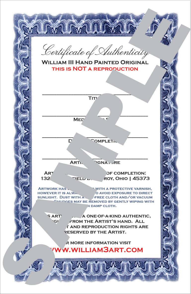 Original Expressionism Pop Culture/Celebrity Painting by William Iii