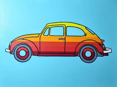 Print of Automobile Paintings by Rory OBrien