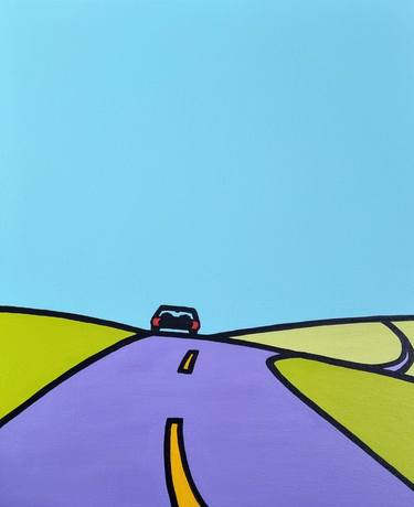 Original Pop Art Automobile Paintings by Rory OBrien
