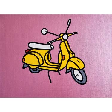 Original Pop Art Motorcycle Paintings by Rory OBrien