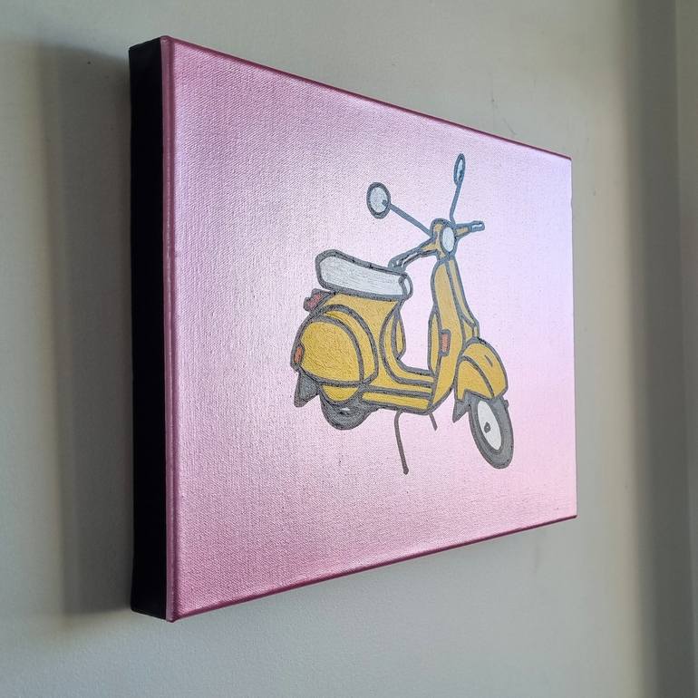 Original Motorcycle Painting by Rory OBrien