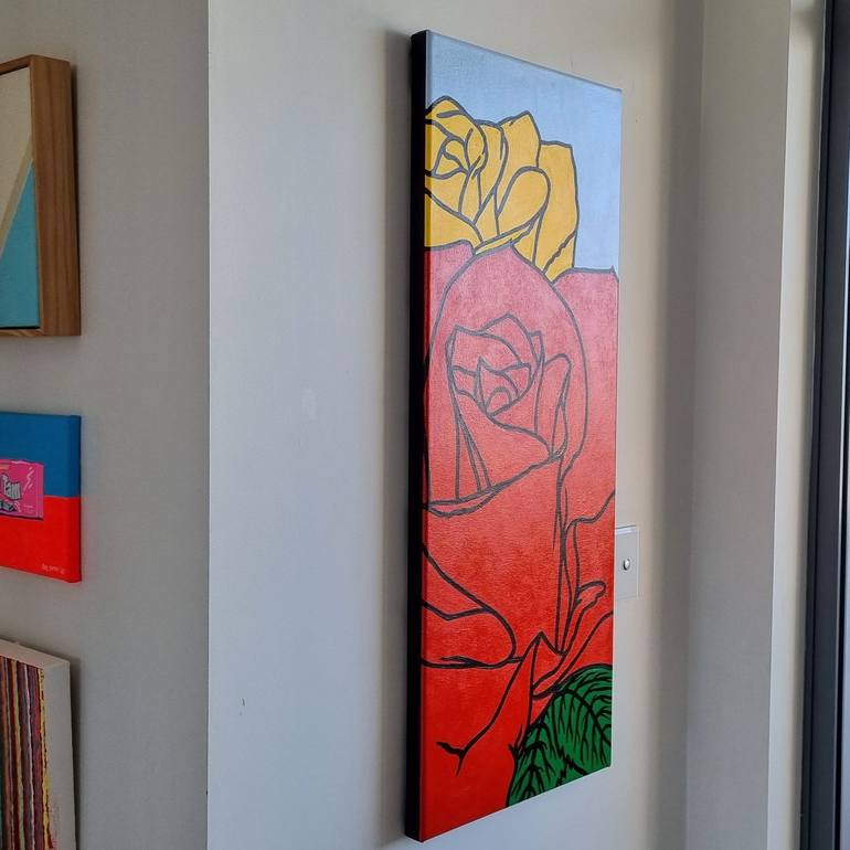 Original Contemporary Floral Painting by Rory OBrien