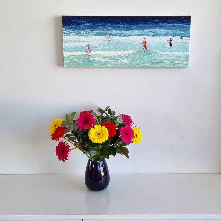 Original Beach Painting by Rory OBrien