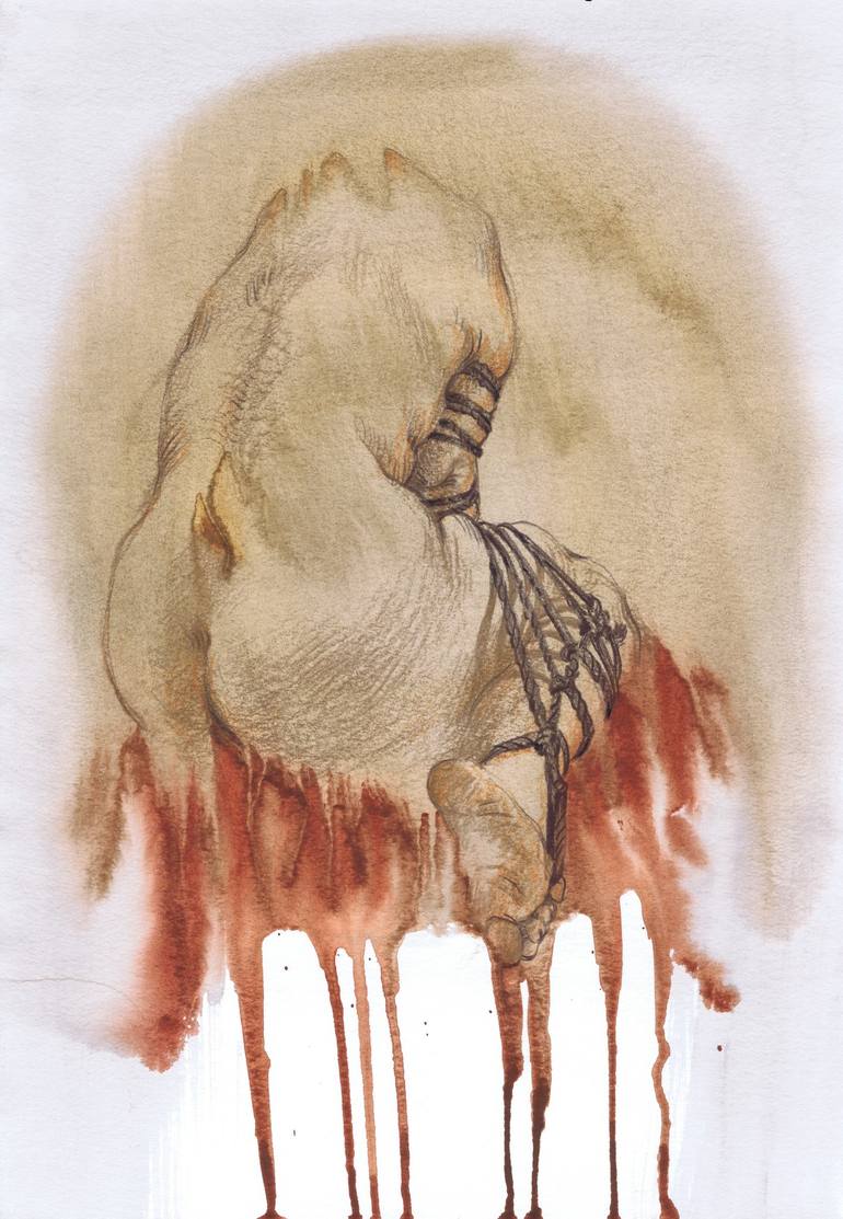 Print of Abstract Erotic Drawings by Samira Yanushkova