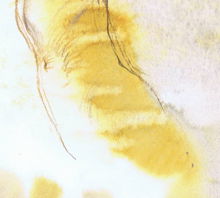 Original Conceptual Nude Drawing by Samira Yanushkova