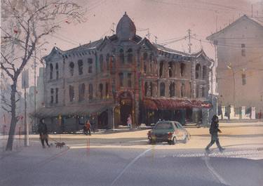 Original Realism Cities Paintings by Samira Yanushkova