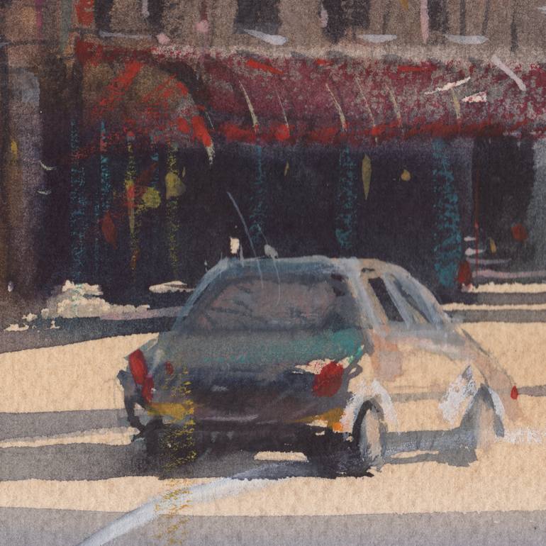 Original Realism Cities Painting by Samira Yanushkova
