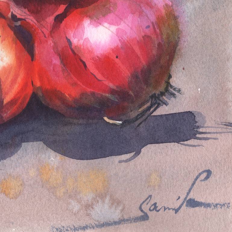 Original Abstract Still Life Painting by Samira Yanushkova