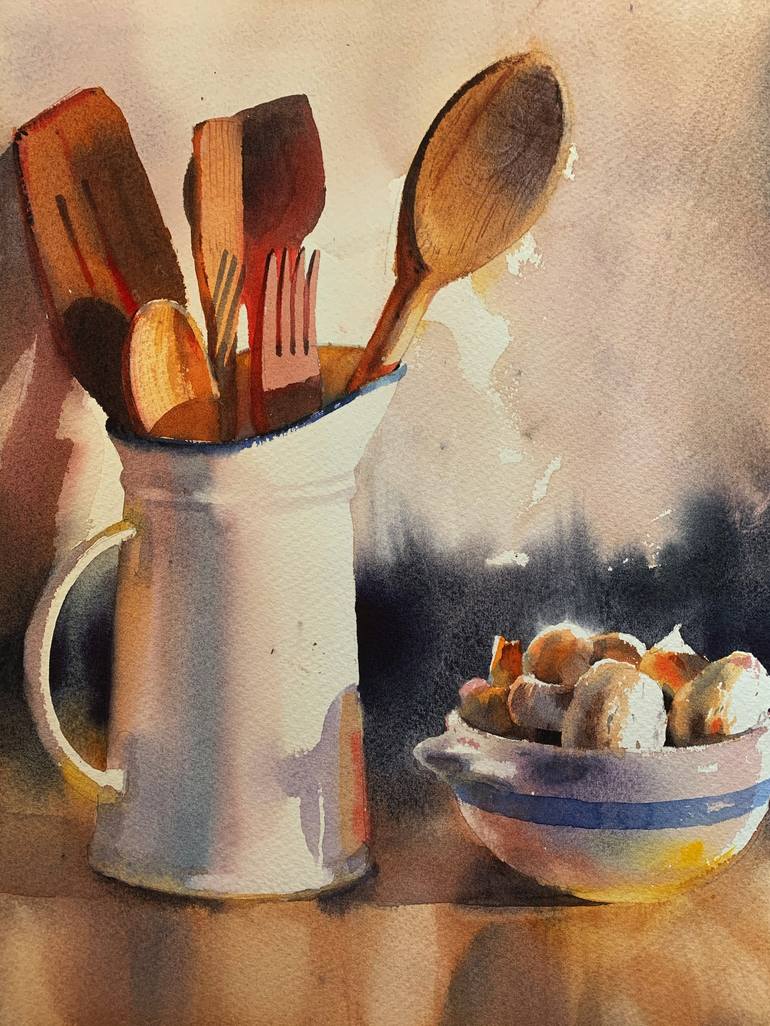 Original Realism Still Life Painting by Samira Yanushkova