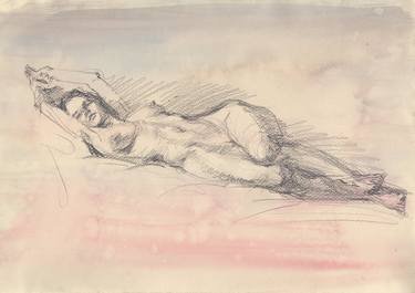 Original Figurative Erotic Drawings by Samira Yanushkova