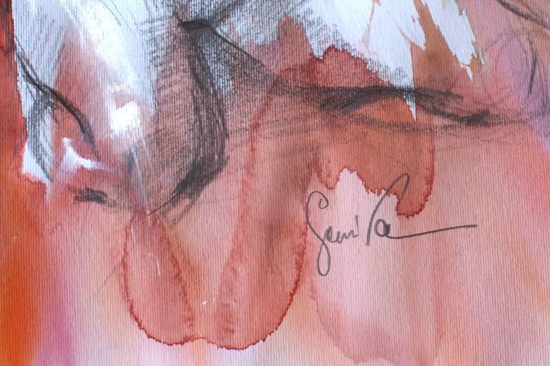 Original Abstract Erotic Drawing by Samira Yanushkova