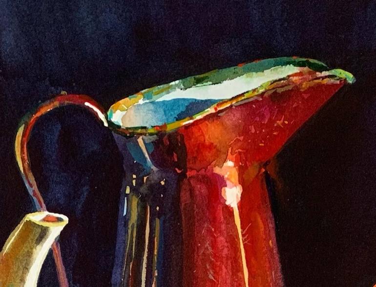 Original Expressionism Still Life Painting by Samira Yanushkova