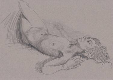 Original Expressionism Erotic Drawings by Samira Yanushkova