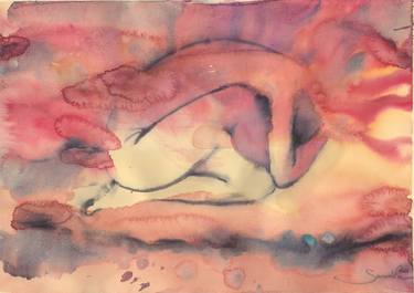 Print of Abstract Expressionism Abstract Paintings by Samira Yanushkova