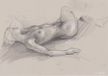 Original Abstract Expressionism Body Drawings by Samira Yanushkova