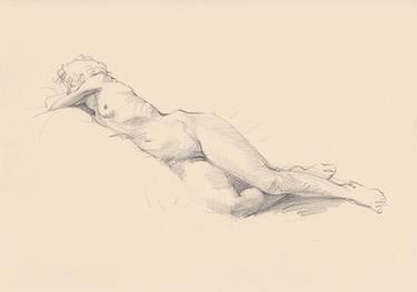 Original Figurative Nude Drawings by Samira Yanushkova
