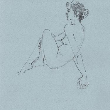 Original Nude Drawings by Samira Yanushkova