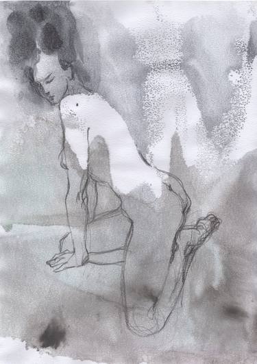Original Abstract Erotic Drawings by Samira Yanushkova
