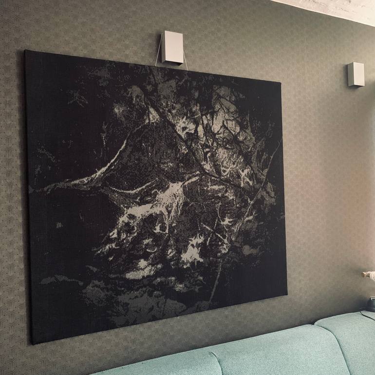 Original Minimalism Fantasy Mixed Media by Katja Stögmüller