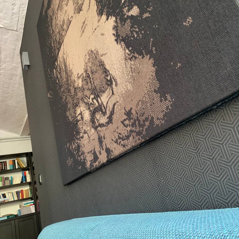 Original Abstract Expressionism Abstract Mixed Media by Katja Stögmüller