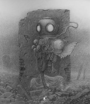 Original Fine Art Fantasy Drawings by Rafael Mielczarek