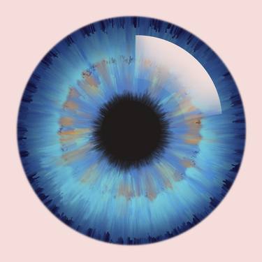 Blue iris of the eye - Limited Edition of 5 thumb