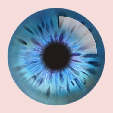 Eye blue iris thumb