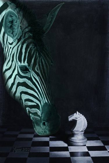 Original Figurative Animal Digital by Yokin Art