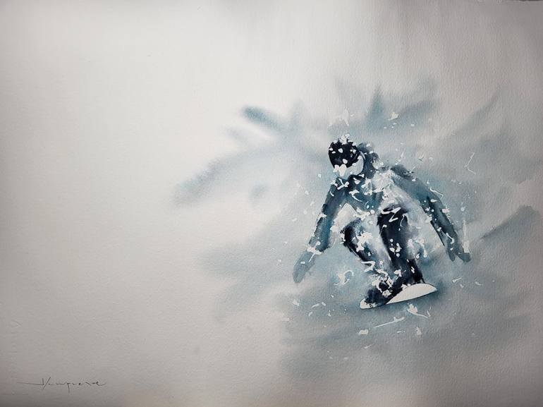 Original Sports Painting by Javier Lampreave