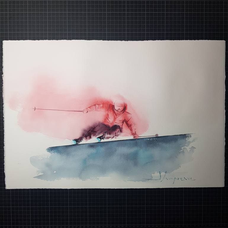 Original Conceptual Sports Painting by Javier Lampreave
