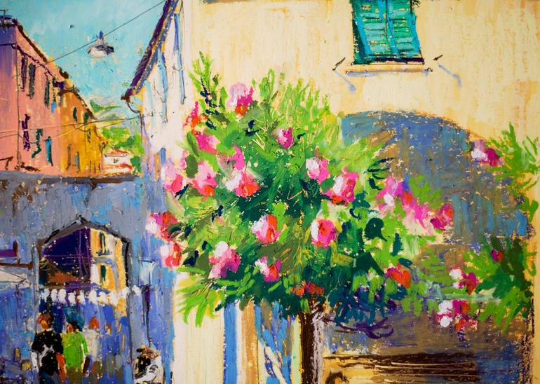 Original Impressionism Travel Painting by Sasha Romm