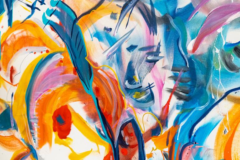 Original Abstract Expressionism Abstract Painting by George Tk