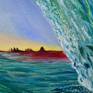 Jade Wave is an original oil painting inspired by my fascination with the ocean. Like many people I find water very therapeutic, whether I am just visiting the beach and watching the endless waves or getting lost in painting them.
I hope to bring the magic of majestic waves to your home, the jewel-like glitter as the sun hits the water droplets, the sound of the water rushing towards the shore, the salty scent in the air.