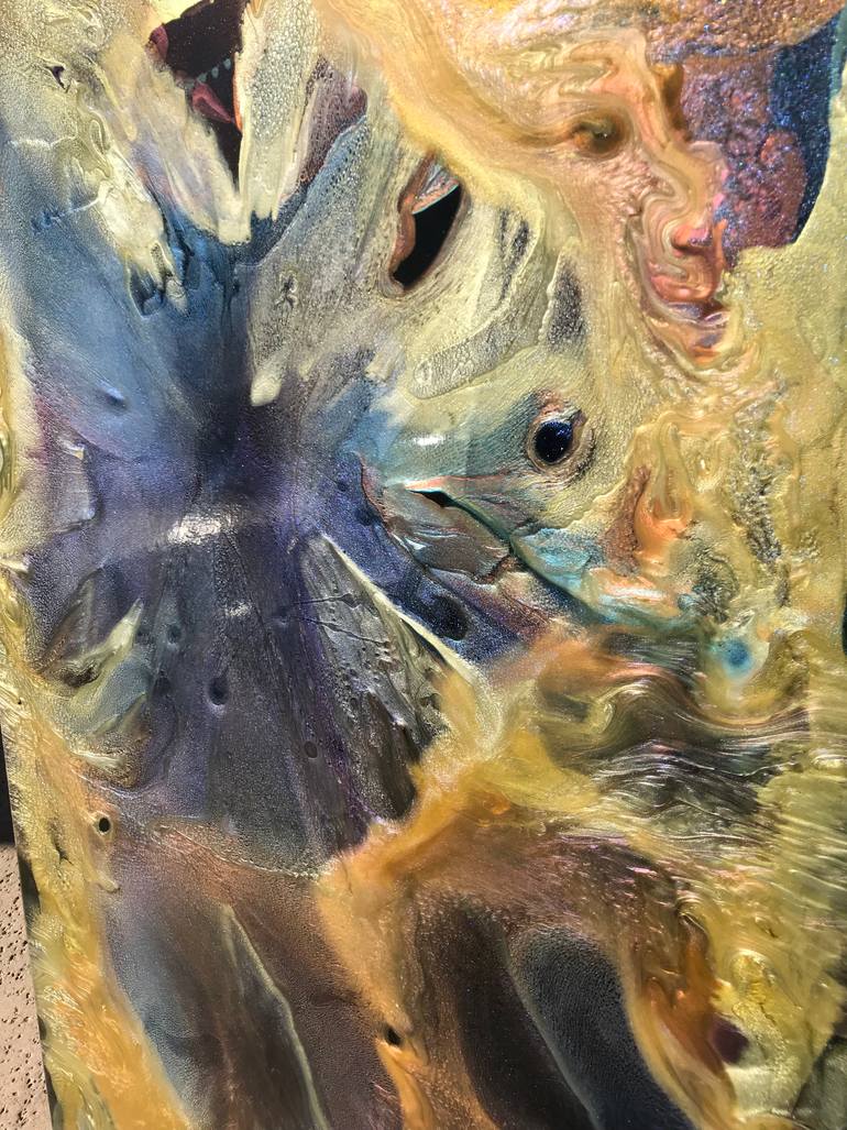 Original Abstract Expressionism Abstract Painting by Élan Vital