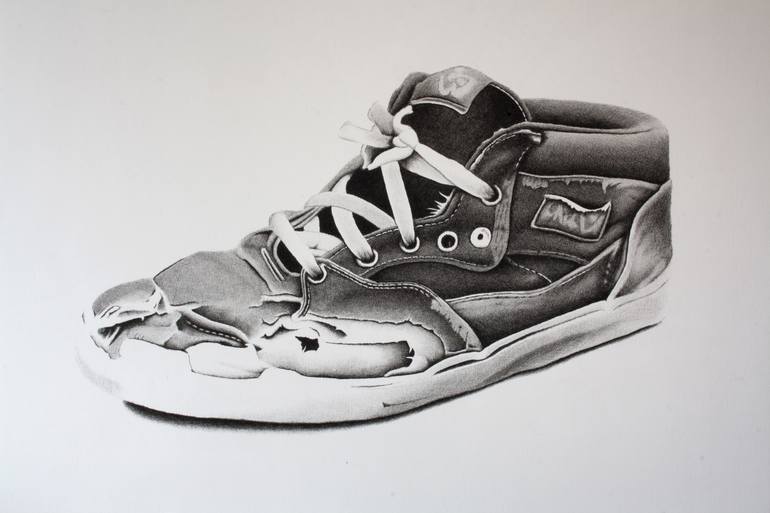 Vans Half Cab Drawing by Dean Spinks | Saatchi Art