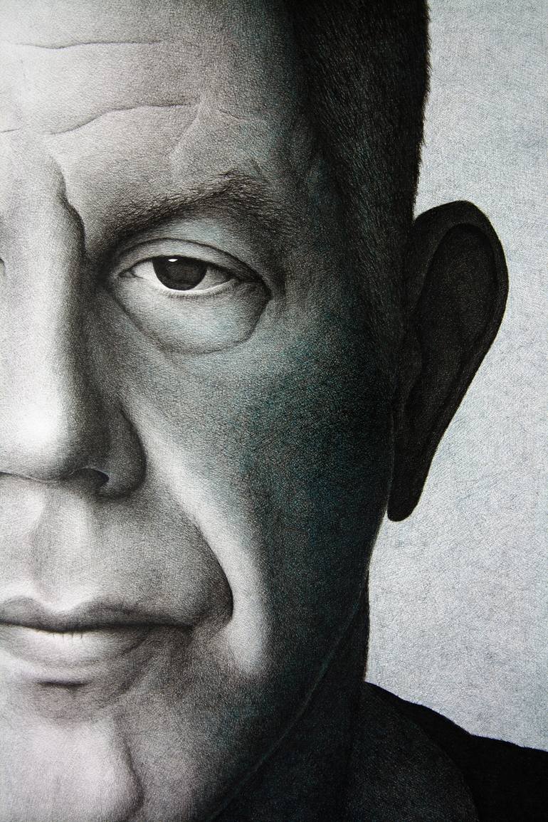 Original Portrait Drawing by Dean Spinks