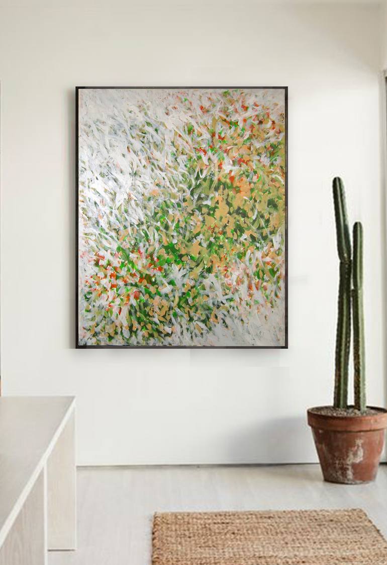 Original Abstract Expressionism Abstract Painting by JUAN MIGUEL SANCHEZ GONZALEZ