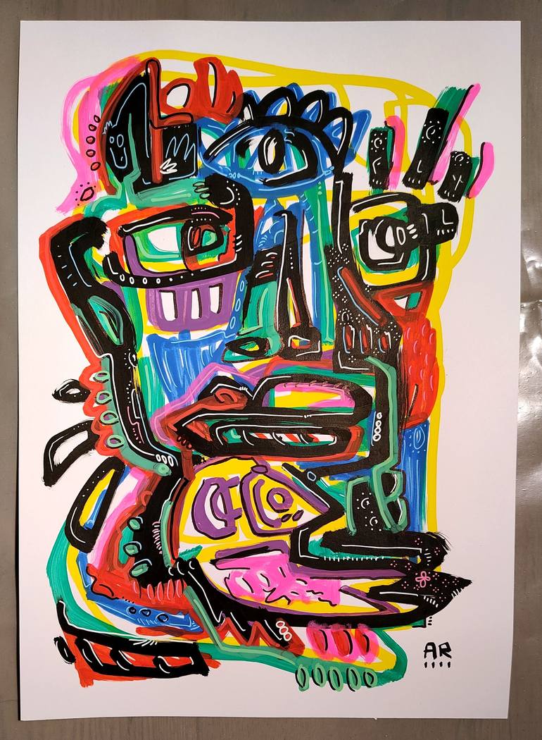 Original Contemporary Pop Culture/Celebrity Drawing by Ángel Rivas