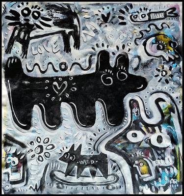 Original Expressionism Animal Paintings by Ángel Rivas