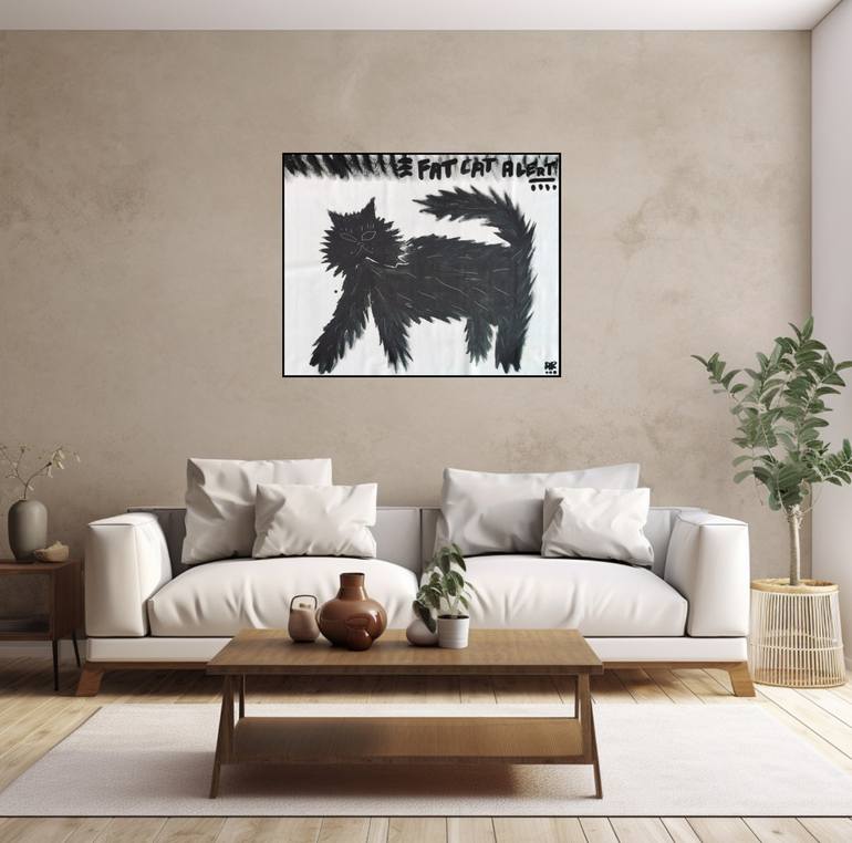 Original Pop Art Animal Painting by Ángel Rivas