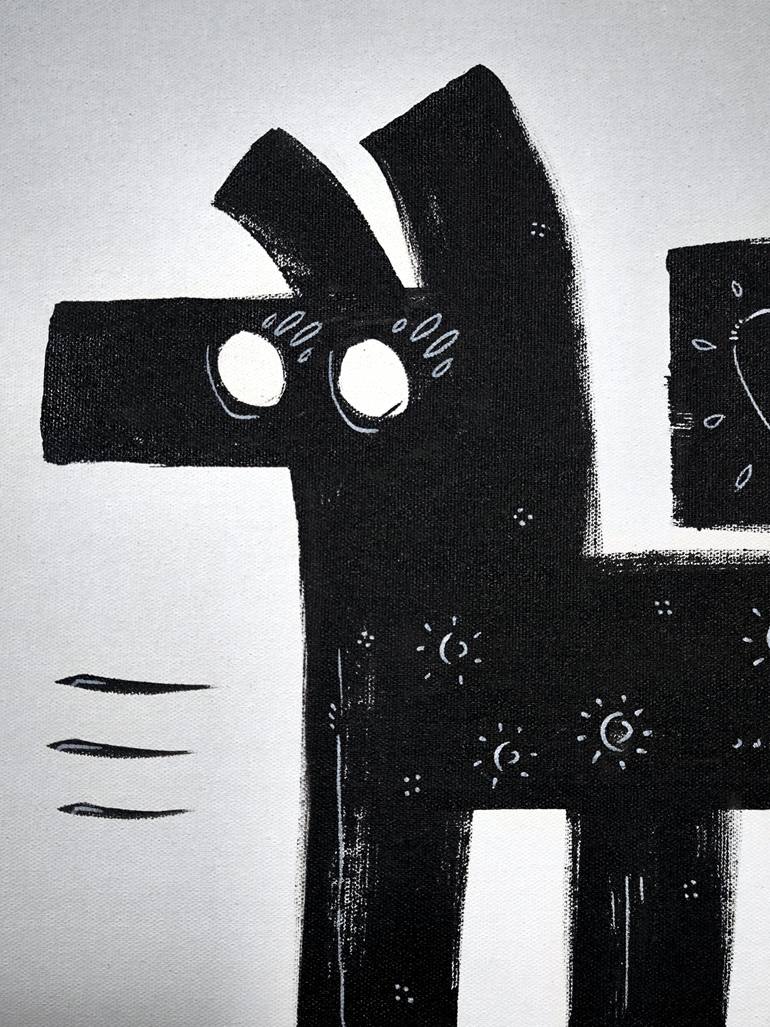 Original Modernism Animal Painting by Ángel Rivas