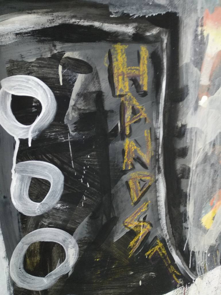 Original Modern Graffiti Painting by Ángel Rivas