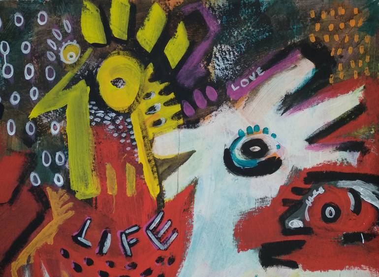 Original Street Art Animal Painting by Ángel Rivas