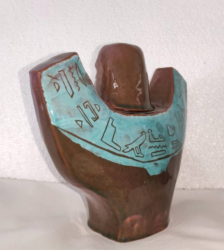Original Cubism Animal Sculpture by Ángel Rivas