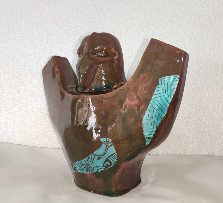 Original Cubism Animal Sculpture by Ángel Rivas
