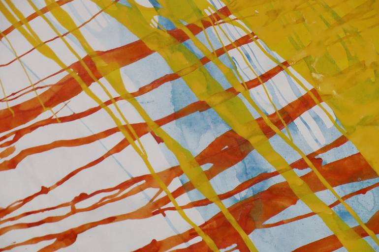 Original Modern Abstract Painting by Ángel Rivas