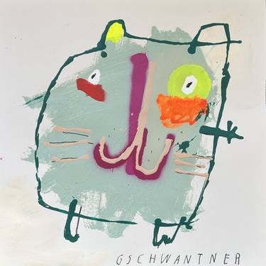 Original Abstract Animal Paintings by Christina Gschwantner