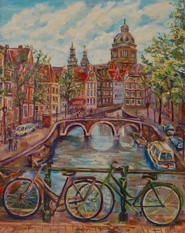 Print of Fine Art Cities Paintings by Olga Prin