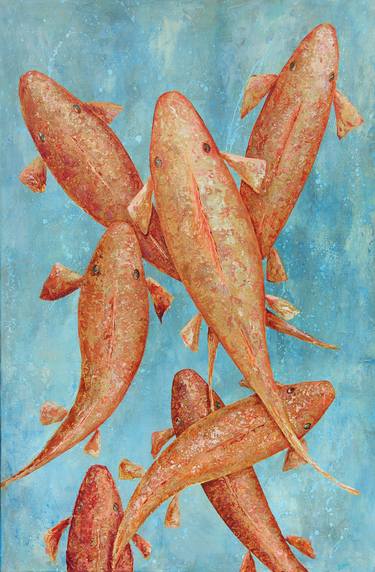 Print of Figurative Fish Paintings by Jill Law