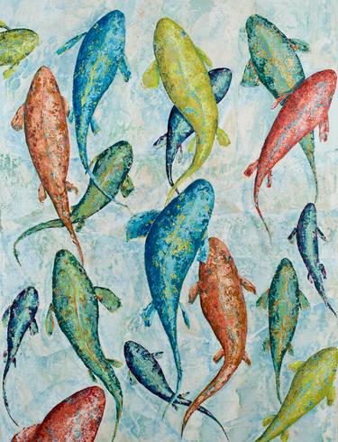 Print of Figurative Fish Paintings by Jill Law